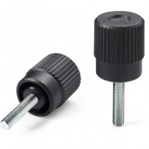 Knurkled Control Knob With Male Threaded Stud