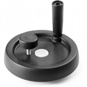 Solid Control Handwheel With Revolving Handle and Locking Knob
