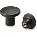 Mushroom Knob With Female Threaded Insert