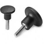Mushroom Knob With Threaded Stud