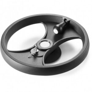 Two Spoke Handwheel With Revolving Foldaway Handle and Key Lock
