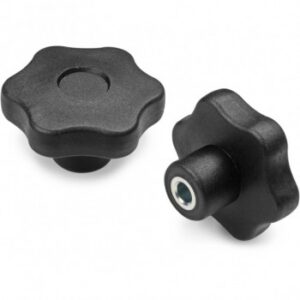 Solid 6 Lobe Handwheel With Smooth Bored Insert
