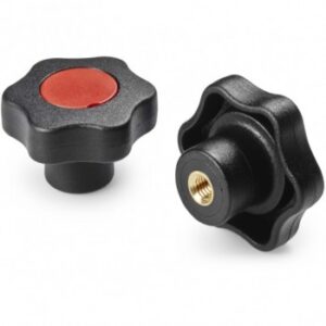 6-lobe Handwheel With Cap and Threaded Insert