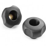 4-lobe Handwheel With Threaded Through Insert