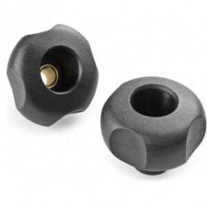 4-lobe Handwheel With Threaded Through Insert
