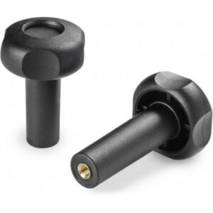 4-lobe Handwheel With Elongated Hub and Threaded Insert
