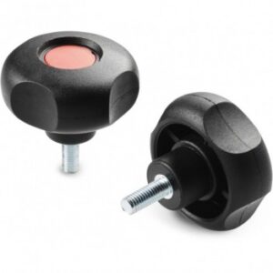 4-lobe Handwheel With Cap and Threaded Stud