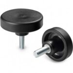 Cylindrical Handwheel With Threaded Stud