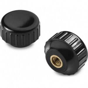 Duroplast Knurled Knobs With Threaded Bore Insert