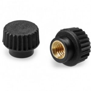 Knurled Handwheel With Hub and Threaded Female Insert