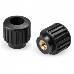 Knurled Knob With Threaded Female Insert
