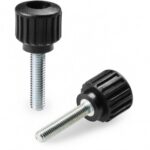 Knurled Knob With Threaded Stud