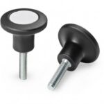 "euromodel" Mushroom Knob With Cap and Threaded Stud