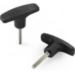 T-handle With Threaded Stainless Steel Stud
