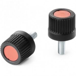 Knurkled Control Knob With Male Threaded Stud