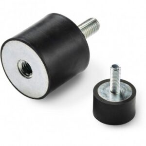 Cylindrical Anti-vibration Mount With Male and Female Thread