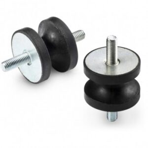 Shaped Anti-vibration Mount With Double Threaded Stud