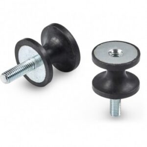Shaped Anti-vibration Mount With Male and Female Thread