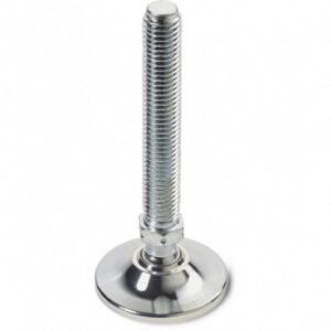Complete Steel Mounting Foot With Threaded Stem (type A) and Joint With Ball R15