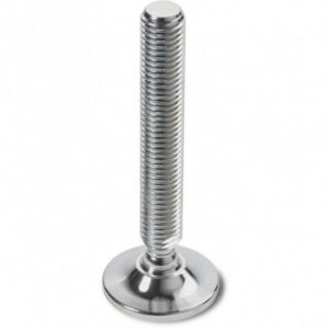 Complete Steel Mounting Foot With Threaded Stem (type B) and Joint With Ball R15