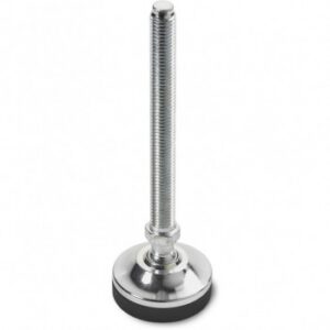 Full Steel Mounting Foot With Articulated Stem Type a - Ball R12.4 and Non-slip Base