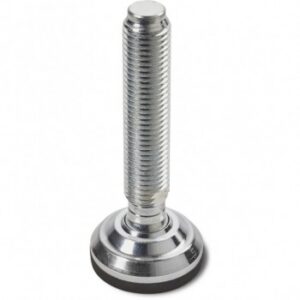 Complete Steel Mounting Foot With Threaded Stem (type B) and Joint With Ball R24 + Anti-slip Base