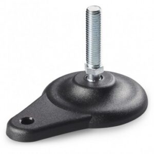 Lateral Ground Fixing Mounting Foot With Steel Threaded Stem (type A) and Joint With Ball R12,4