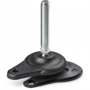 Lateral Ground Fixing Mounting Foot With Steel Threaded Stem (type A) and Joint With Ball R15