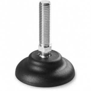 Small Mounting Foot With Steel Threaded Stem (type A) and Joint With Ball R12.4