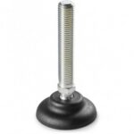 Small Mounting Foot With Steel Threaded Stem (type A) and Joint With Ball R15