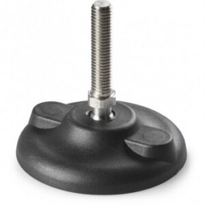 Ground Fixing Mounting Foot With Steel Threaded Stem (type A) and Joint With Ball R12,4
