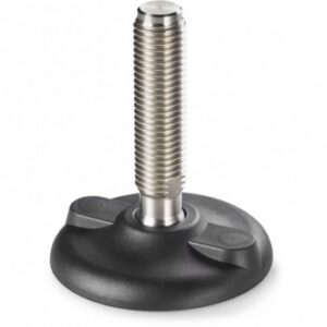Ground Fixing Mounting Foot With Steel Threaded Stem (type B) and Joint With Ball R24