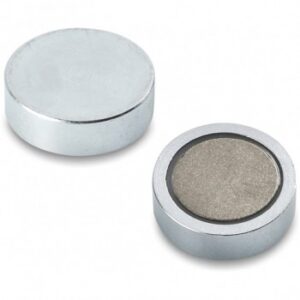 Samarium-cobalt Round Disc Magnet With Steel Shell