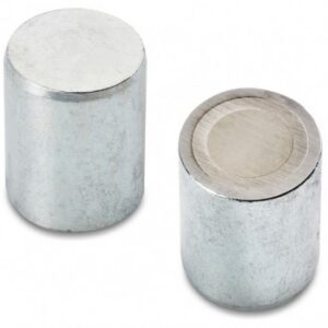 Aluminium-nickel-cobalt Cylindrical Magnet With Galvanised Steel Shell