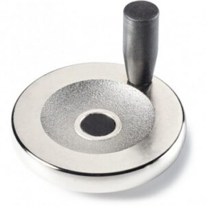 Aluminium Solid Control Handwheel With Revolving Handle