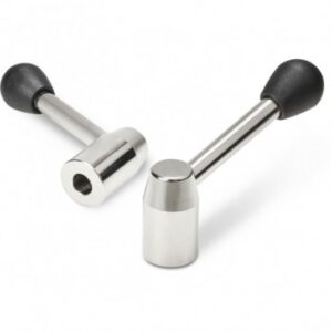 Fixed Metal Lever With Inclined Arm and Smooth Hole