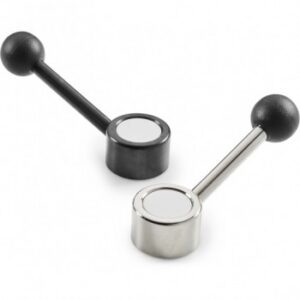 Cylindrical Fixed Metal Lever With Inclined Arm