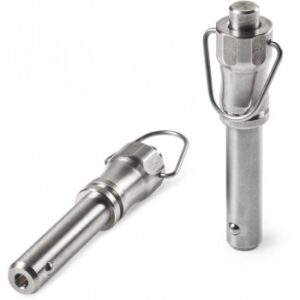 Full Stainless Steel Quick Release Detent Pin - With Ring
