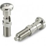 Complete Stainless Steel Knob-style Spring Plunger With Locking Position and Fine Pitch Thread