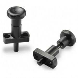 Knob-style Steel Spring Plunger With Fixing Flange