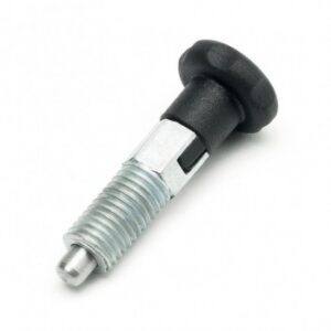 Knob-style Spring Plunger With Locking Position and Fine Pitch Thread
