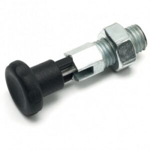 Knob-style Spring Plunger With Locking Position and Standard Pitch Thread