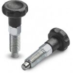 Knob-style Spring Plunger With Fine Pitch Thread