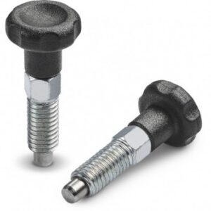 Knob-style Spring Plunger With Fine Pitch Thread