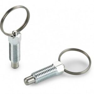 Steel Spring Plunger With Ring and Standard Pitch Thread