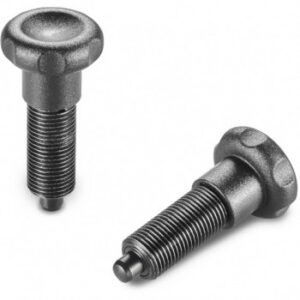 Knob-style Spring Plunger Without Hexagonal Ring and With Fine Pitch Thread