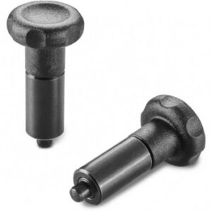 Weldable Knob-style Smooth Steel Spring Plunger