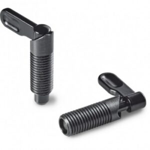 Steel Cam Lever Style Spring Plunger With Fine Pitch Thread