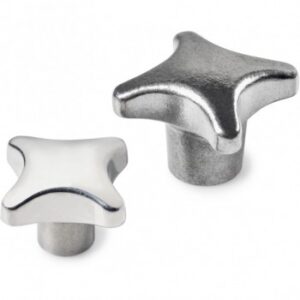 Din 6335 - E Design - Aluminium Cross Handwheel