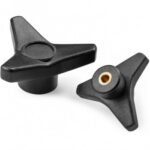 Solid 3 Lobe Handwheel With Female Bored Insert
